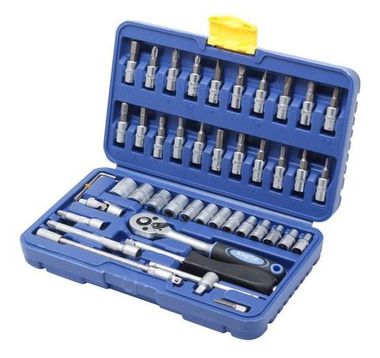 Набор инструментов 46пр. 1/4'' (6гр.) KINGTUL profi KT-46