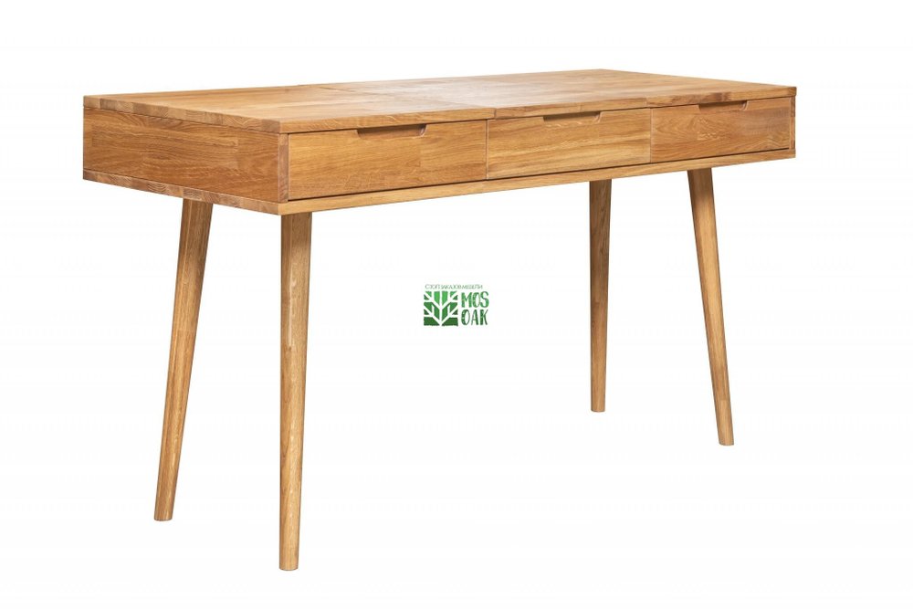 Стол туалетный из массива дуба с зеркалом Nord-2