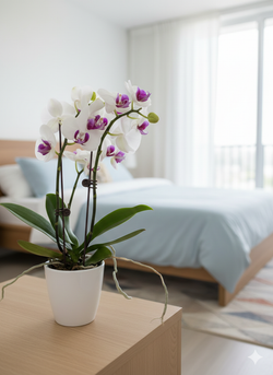 Фаленопсис белый д.9