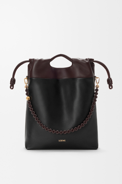 Loewe Сумка-тоут Flamenco из мягкой кожи ягненка наппа, черный