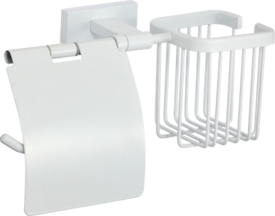 88031L-F Б/держатель+осв. левый (БЕЛЫЙ) GANZER (10/1шт)