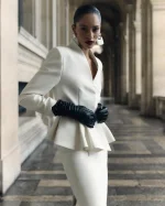 Юбка миди Lotus, Молочная