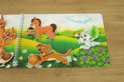 Игра на липучках "Кошкин дом"