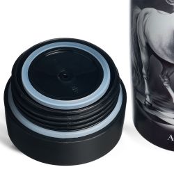 ТЕРМОКРУЖКА AGNESS "ХОД КОНЕМ" 360МЛ, КОЛБА НЕРЖ.СТАЛЬ 18/10