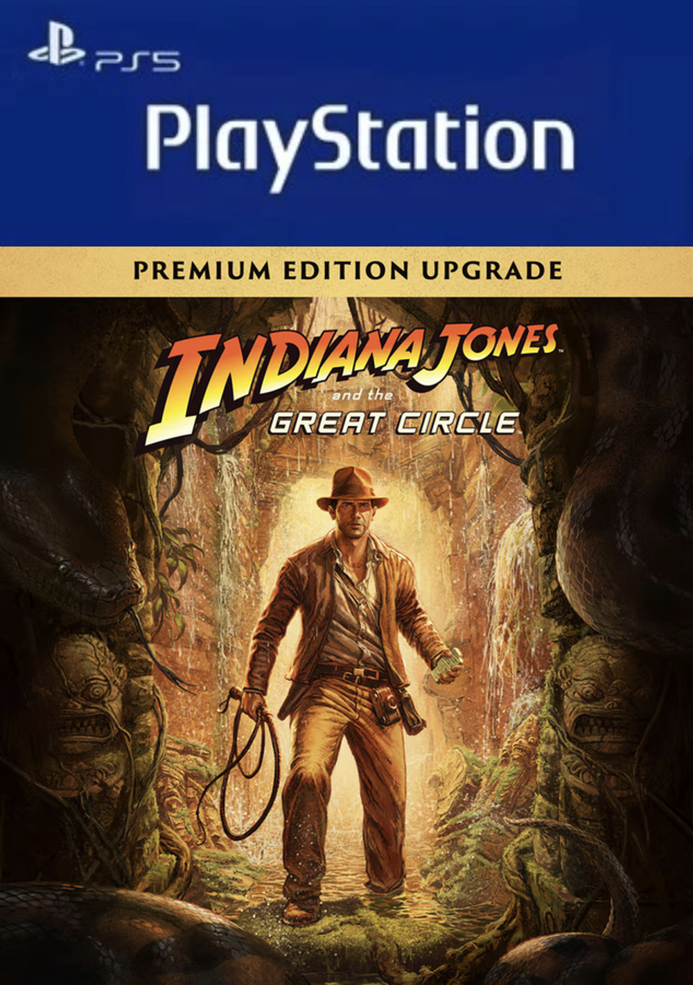 Indiana Jones and the Great Circle Premium Edition (для PS5, интерфейс и субтитры на русском языке) [услуга выкупа игры в аккаунт PSN UA]