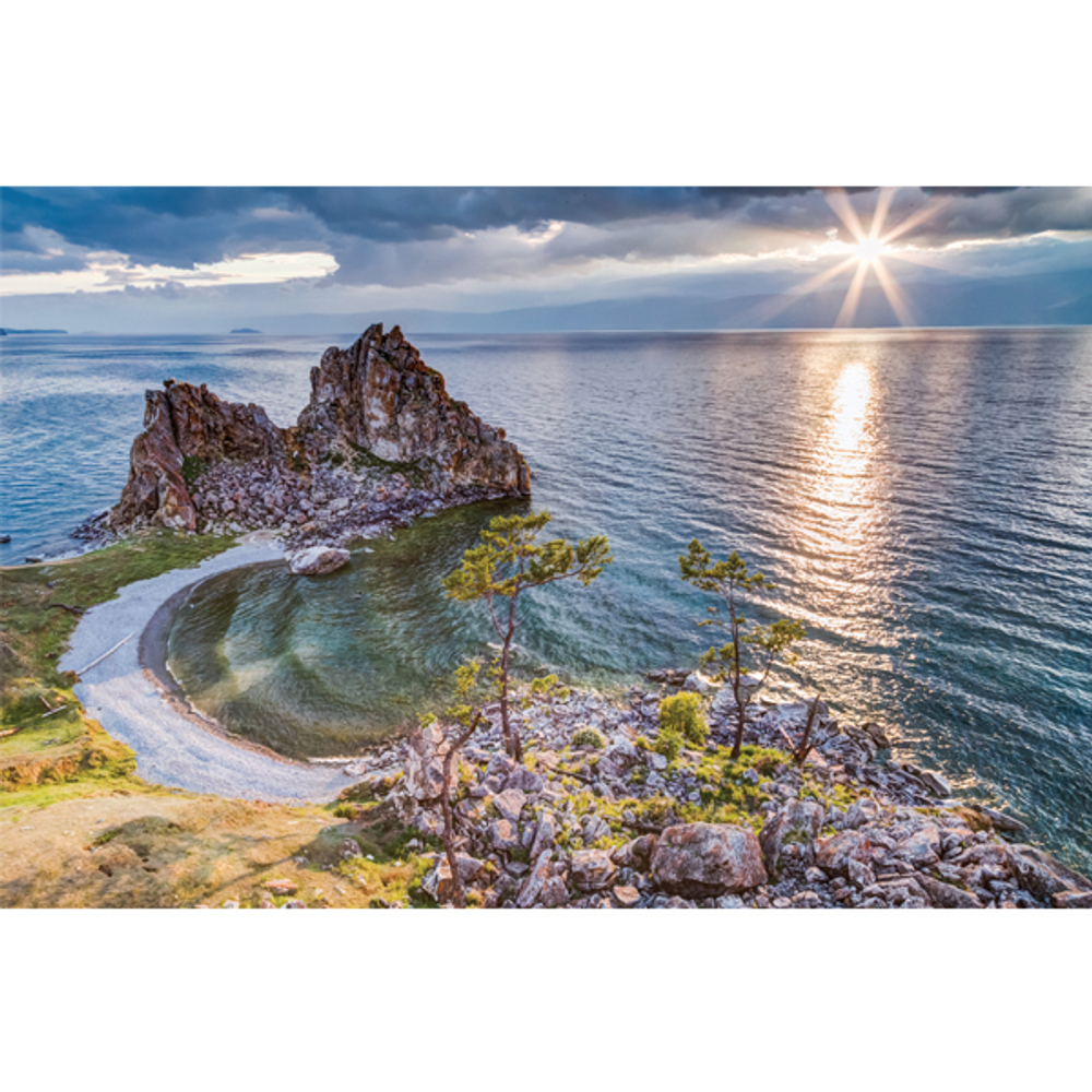 Календарь трехсекционный МИНИ на 2026 год, "Красота Байкала"