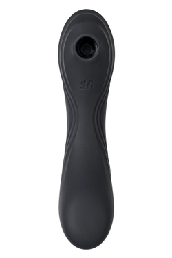 Вакуум-волновой бесконтактный стимулятор клитора Satisfyer Curvy Trinity 4, силикон, чёрный