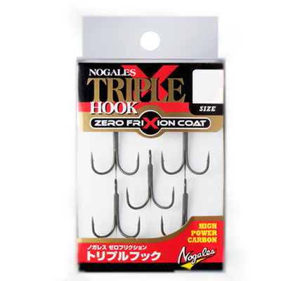 Крючки MORRIS NOGALES ZERO FRICTION TRIPLE HOOK #12