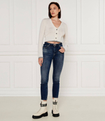 Кожаные ботильоны на платформе MIA 13 Pinko - экрю(SD0219 P061)