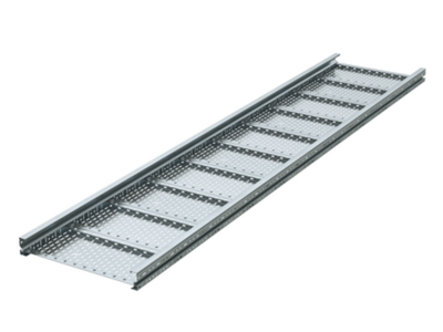 Лоток листовой 100х800, лонжерон 1,5 мм, L 6 м