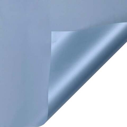 Пленка мат-я перламутровая 58см*10м ГОЛУБОЙ