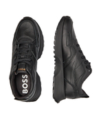 Кожаные кроссовки BOSS BLACK - черный(50529520)