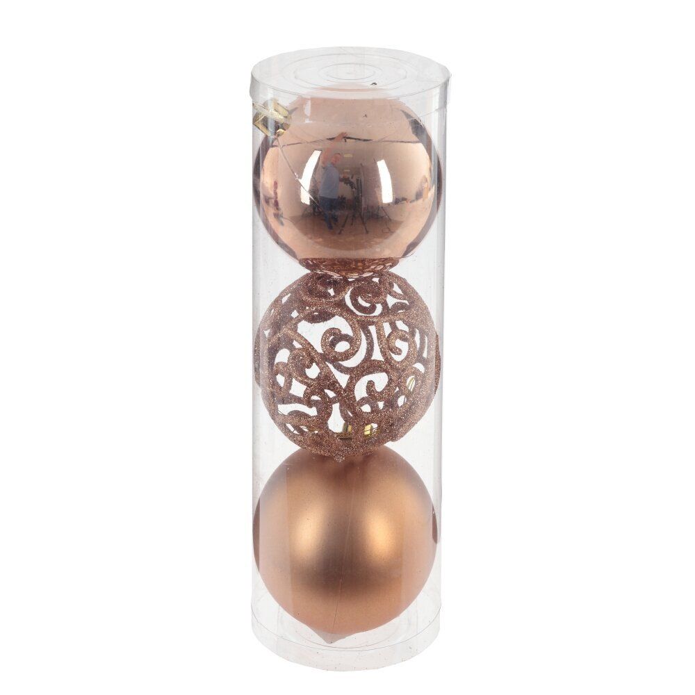 GAEM Набор из 3шт Украшение новогоднее "Шар", D 8 см, L8 W8 H24 см
