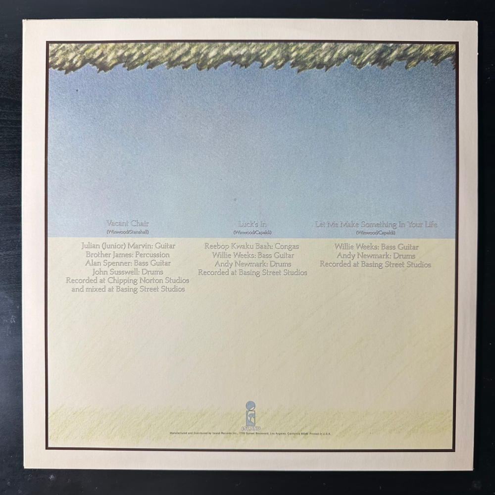 Steve Winwood ‎– Steve Winwood (США 1977г.)