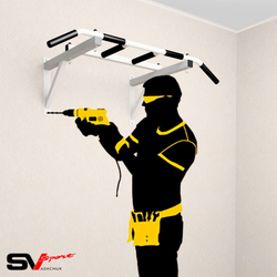 Монтаж турника Sv Sport, кронштейна для подвеса бокс. мешка Sv Sport