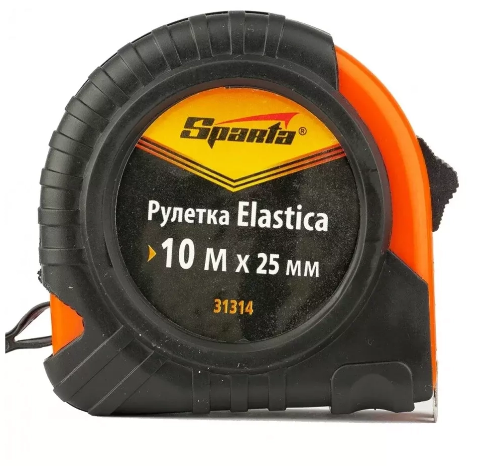 Рулетка "Elastica", 10м*25мм SPARTA 31314