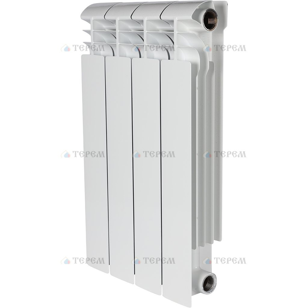 STOUT VEGA 500 4 секций радиатор биметаллический боковое подключение (белый RAL 9016)
