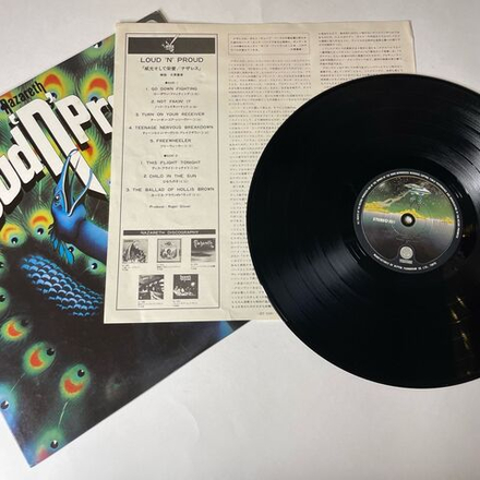 Винтажная виниловая пластинка LP Nazareth Loud N Proud (Japan 1978) (No Obi) This Flight Tonight