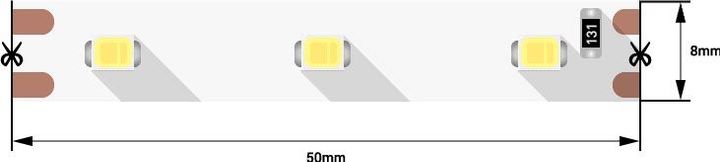 Светодиодная лента SWG 4,8W/m 60LED/m 2835SMD холодный белый 5M 001693