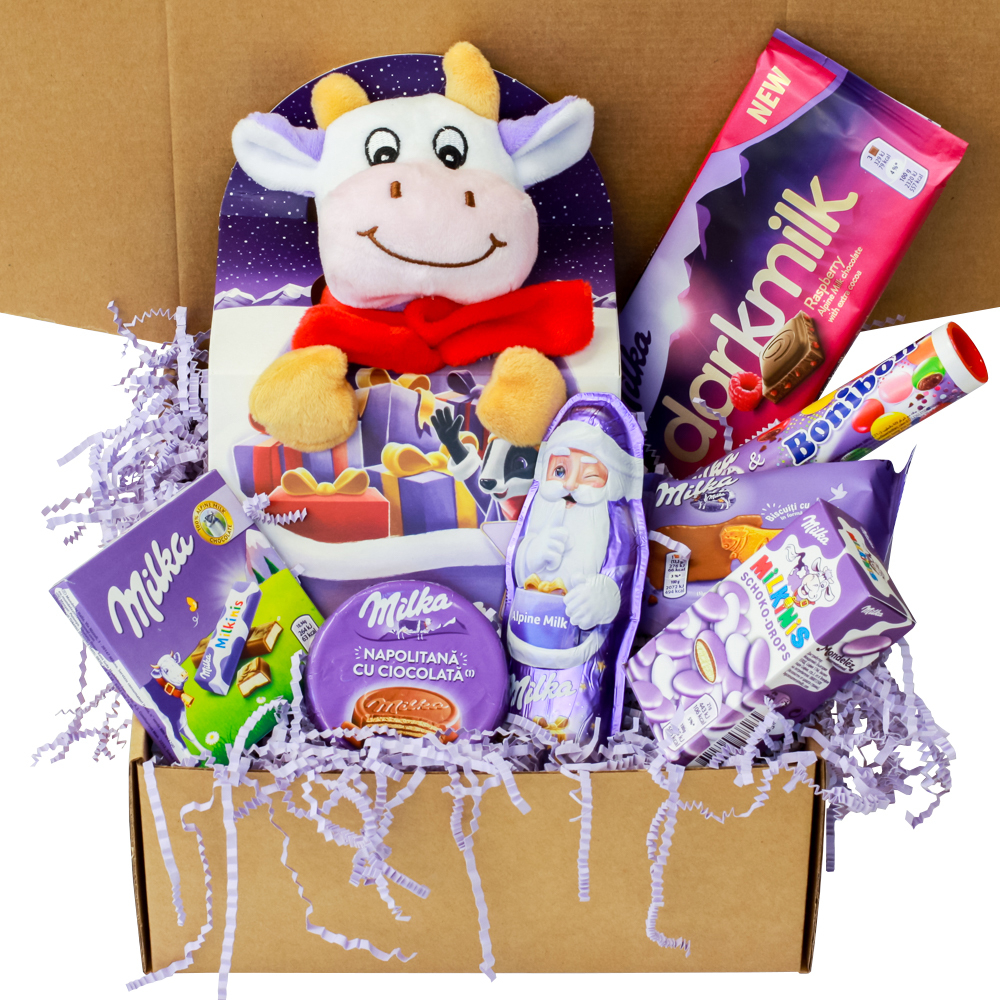 Новогодний подарочный набор сладостей HappyBox by HoneyForYou "Happy New Year №4"