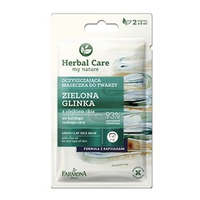 Маска для лица очищающая Farmona Зеленая глина Herbal Care Green clay 2x5мл