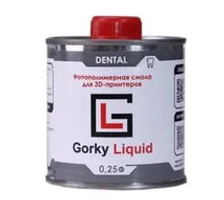 Фотография — Фотополимерная смола Gorky Liquid Dental 0,25 кг