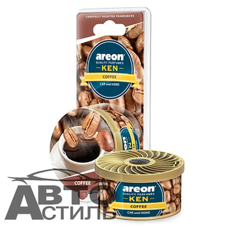 Ароматизатор в банке под сиденье Areon GEL KEN 35гр - Кофе\Coffee