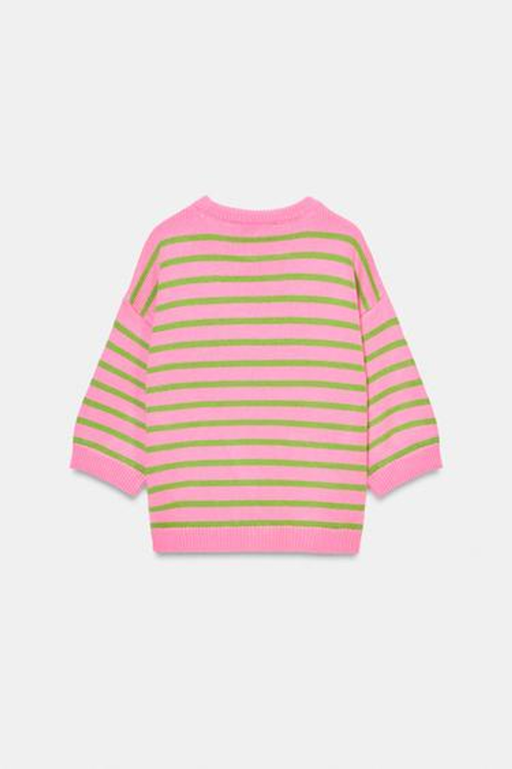 СВИТЕР ИЗ ТРИКОТАЖА С ПОЛОСКАМИ - ZARA