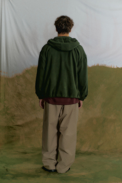 Худи Called a Garment Voyageur St Zip "Forest Green"