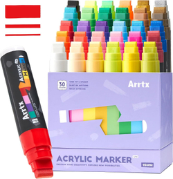 ‎Arrtx акриловые маркеры 30 шт, 15 мм