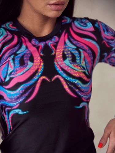 Short Rashguard Zebra