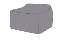 Защитный чехол на кресло Гранада 100×90×56 см, цвет серый