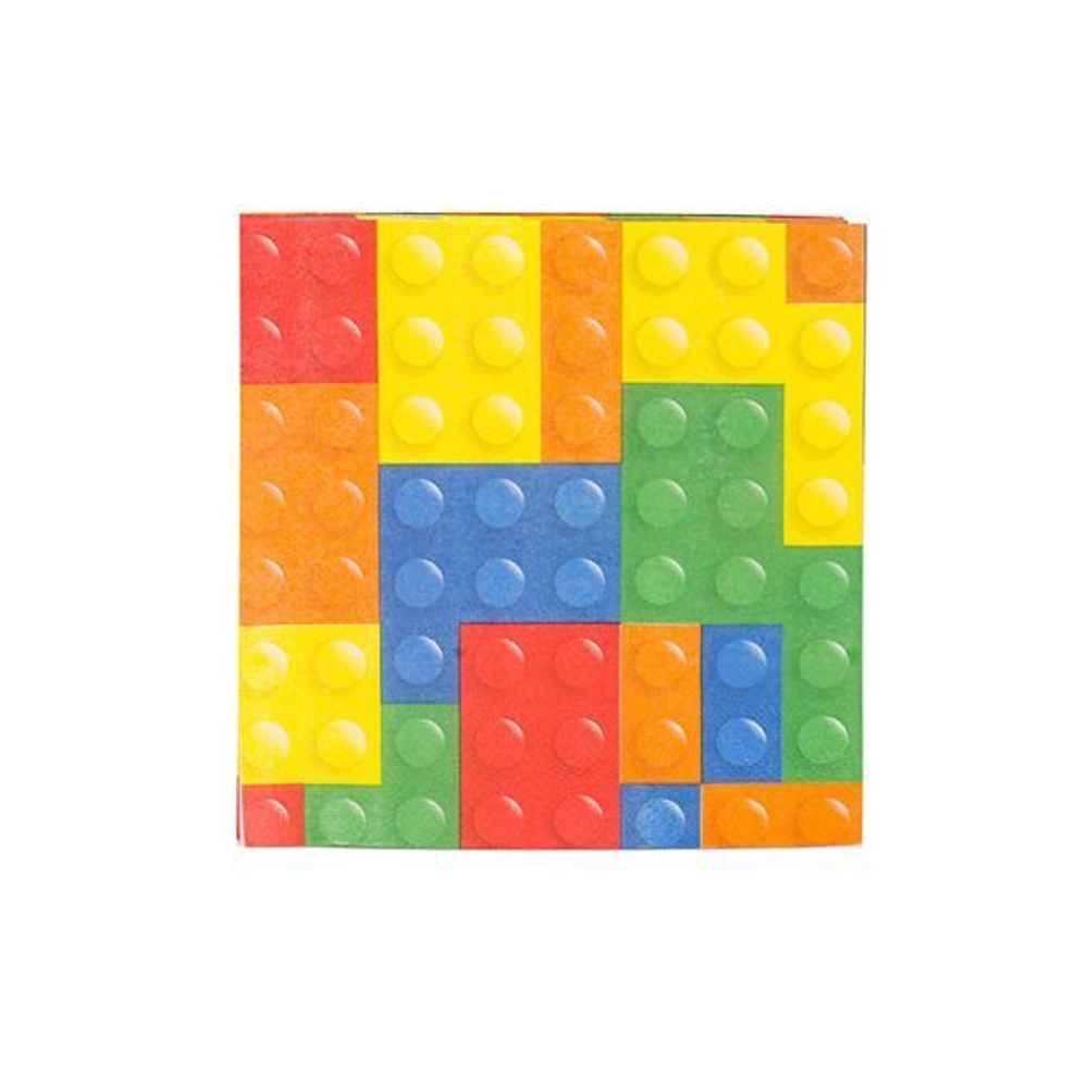 Салфетки малые Конструктор, 12 шт