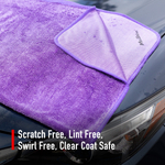 MaxShine Полотенце из микрофибры для сушки крученая петля, 60*90 см, 600 г/м