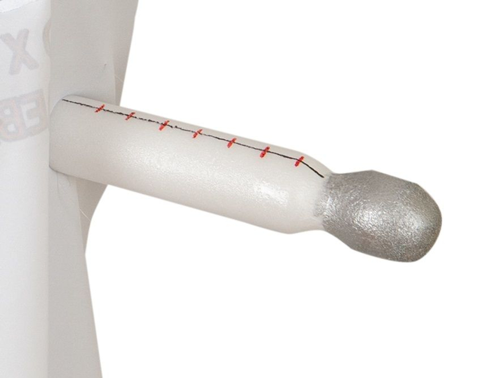 Фартук Карательная медицина с градусником-фаллосом (Цвет: белый)