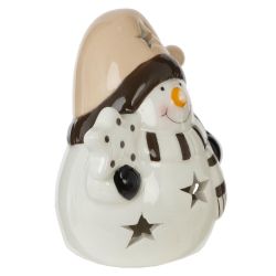 GAEM Фигурка декоративная "Снеговик" с подсветкой (LR44x2), L, L7,5 W6,5 H9 см