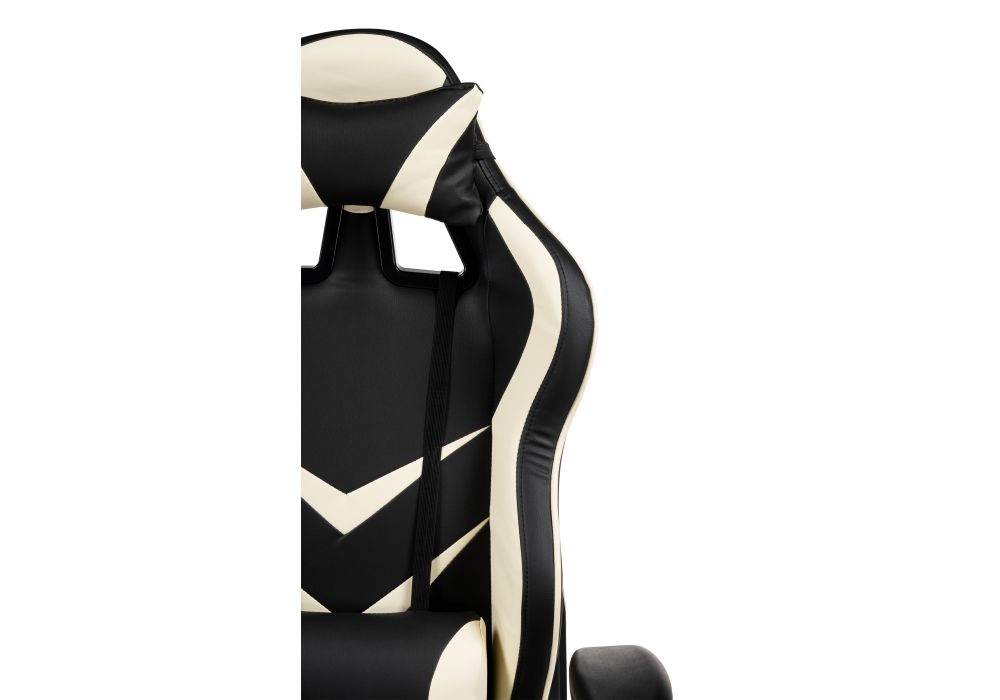 Компьютерное кресло Racer черное / бежевое