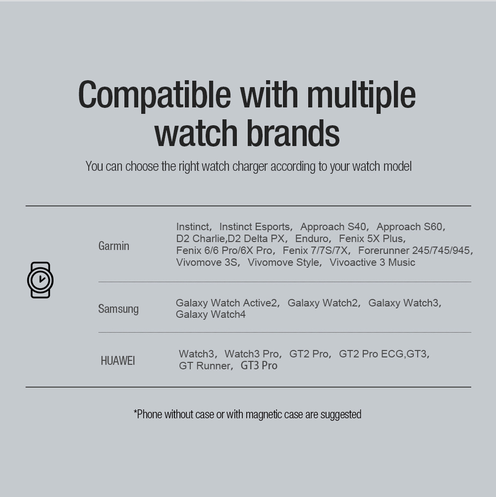 Зарядное устройство Power Charger от Nillkin для часов Samsung Watch