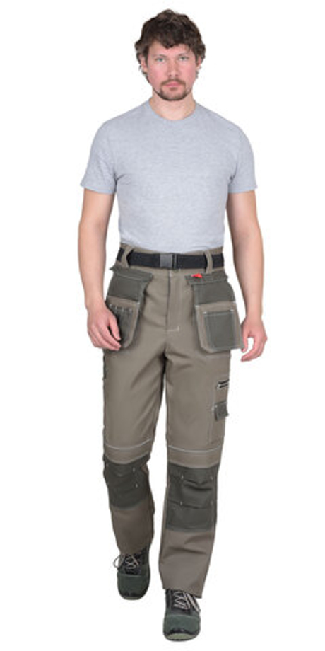 Брюки "ТОКИО" т. песочный с хаки 100%х/б пл. 265 г/кв.м