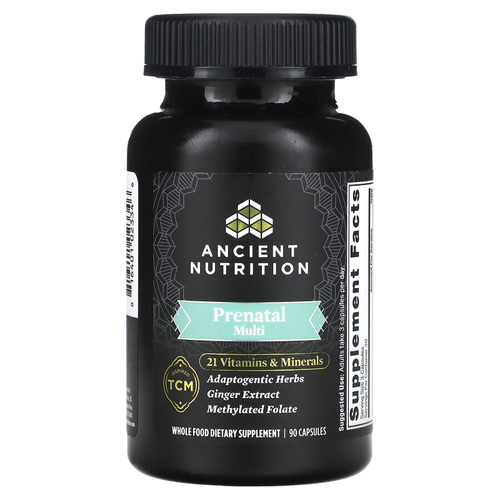 Ancient Nutrition, мультивитаминный комплекс для беременных, 90 капсул