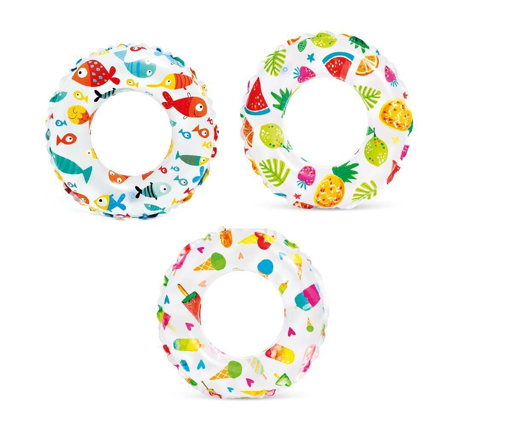 Круг для плавания "Яркий" 61 см от 6-9 лет 59241/589361 (Intex)