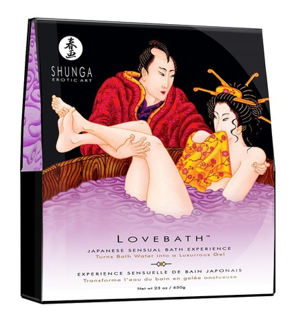 Shunga LoveBath - Порошок для принятия ванны, Чувственный лотос, 650 гр