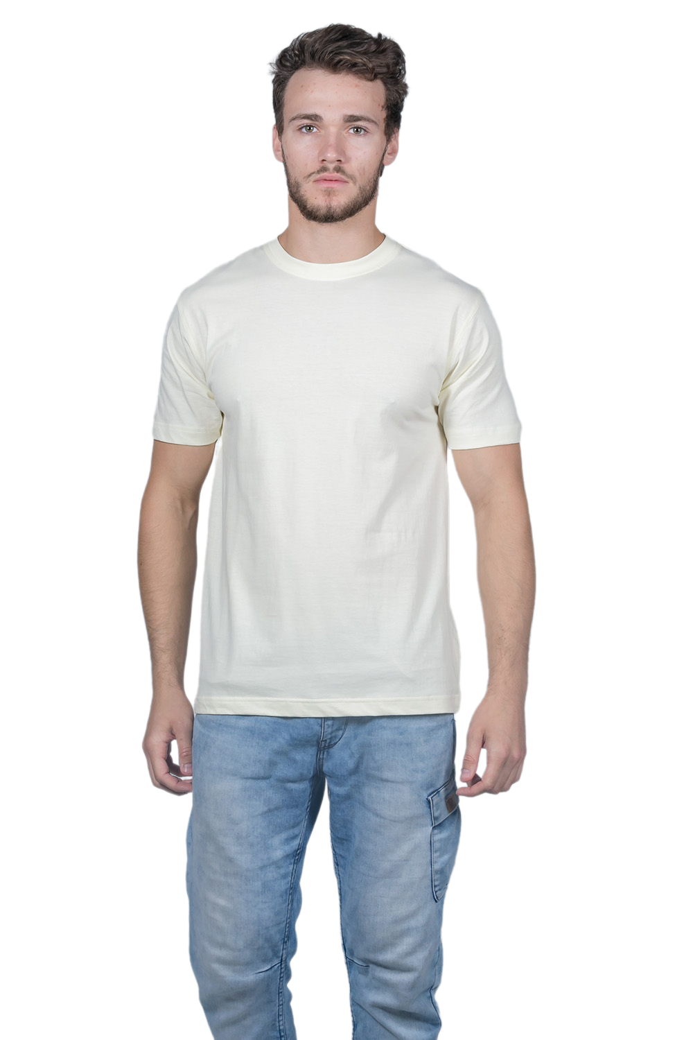 Базовая футболка SWAN - 150 Lux A1, ваниль