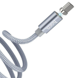 Кабель USB - TypeC HOCO U40A Magnetic (серый) 1м