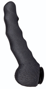 Чёрная насадка на пояс харнесс BLACK BENT 2 - 19,5 см. (Цвет: черный)