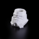 Подставка для карандашей "Штурмовик", пластик, 3D-печать, белая