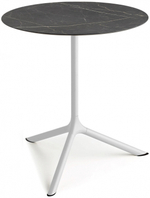 Стол ламинированный обеденный складной Scab Design Tripe Maxi Folding, белый, черный мрамор Сахара