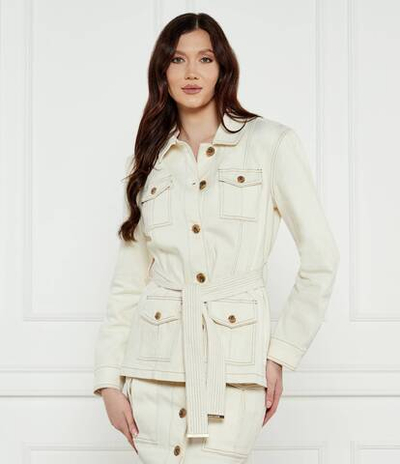 Джинсовая куртка NAOMI SAHARIANA Marciano Guess - кремовый(5GGL04 7297A)