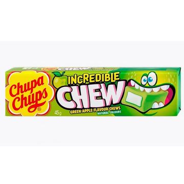 Жевательные конфеты Chupa Chups Incredible Chew Apple со вкусом яблока, 45 г (Англия)