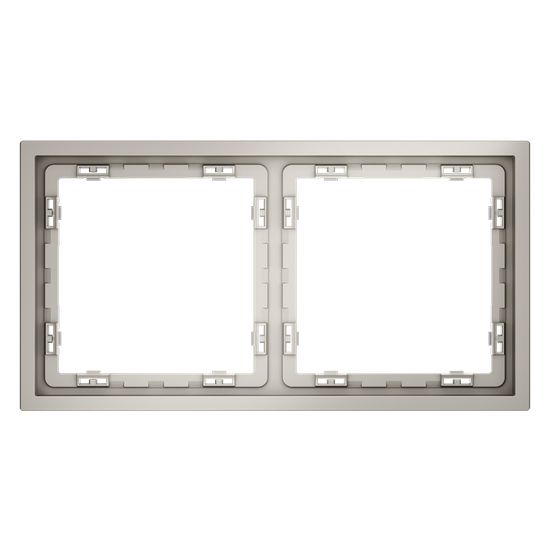 Рамка пластиковая VOLTUM S70 на 2 поста, (кашемир)